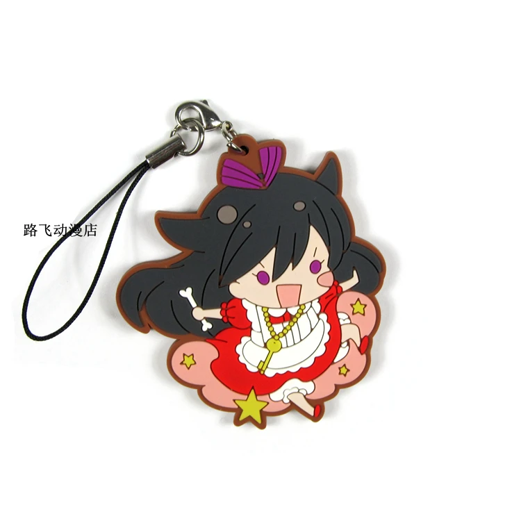 Pandora Hearts Oz. Vessalius Jack Ada Oscar. фигурка аниме модель резиновый брелок Подвеска 6
