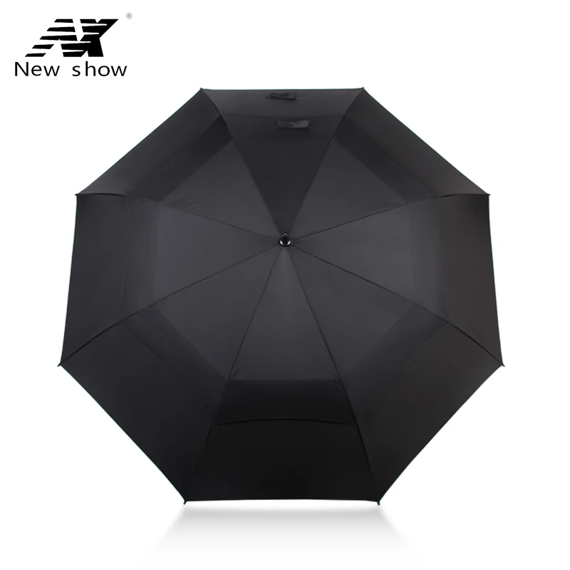 Зонт для гольфа NX двухслойный зонт с длинной ручкой полуавтоматический диаметр