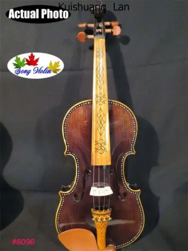 

Strad style SONG Maestro inlay art Acoustic/electric" violin 4/4