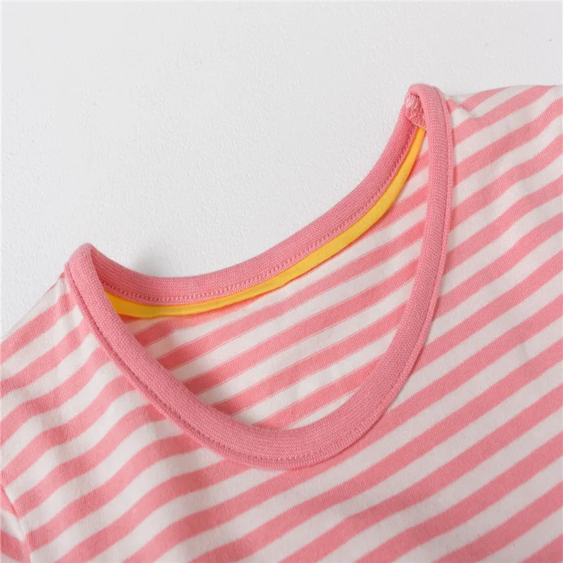 New designed spring Autumn winter girls dresses applique Flowers and animals Girl Dress tops Clothes for children 3-12 years | Детская