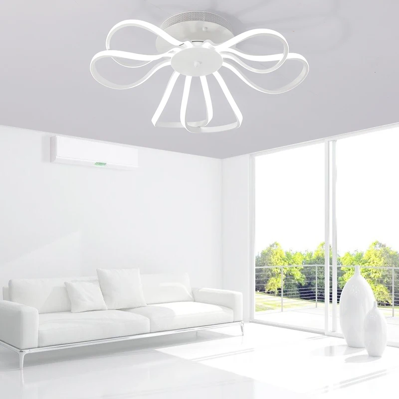 Wantye современный потолочный светильник для Спальня гостиной dimmable Алюминий с