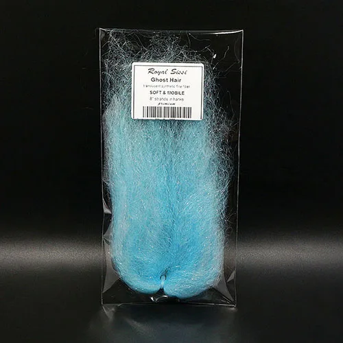 sky blue PERSUADER 10 опциональный цвет, завязывание мушек, волосы призрака, волокно, полупрозрачное ультратонкое, блестящие синтетические волосы, Стример Летать, рыболовный материал - Цвет: sky blue