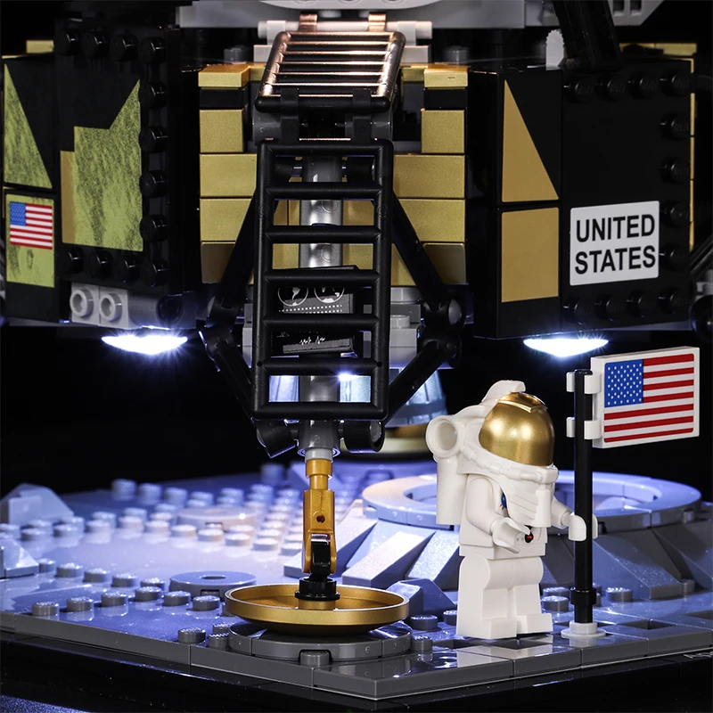 Vonado Light DIY серия для Lego 10266 Apollo 11 Moon посадочный ящик светодиодный комплект