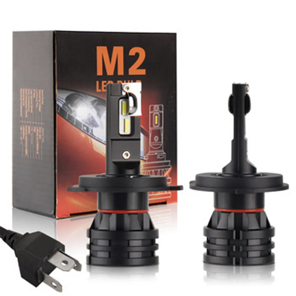 CARCTR светодиодный фары для автомобиля H7 H1 9005 9006 H11 9012 H4 H13 1860 12V 28W Супер яркая Модифицированная Высокая ближнего света фар M2