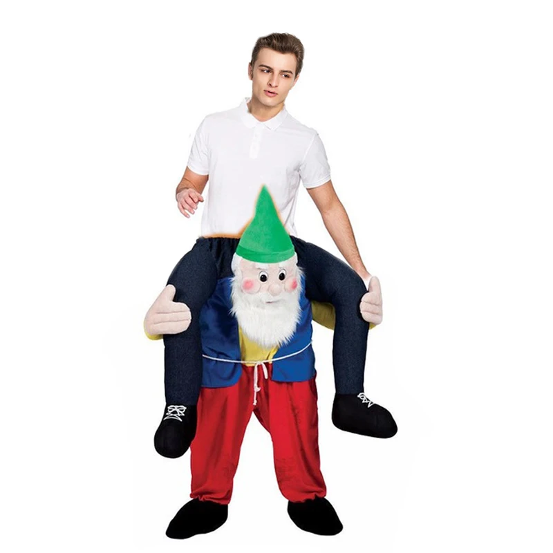 Новинка Костюмы Санта-Клауса ездить на меня Маскоты нести обратно необычные до