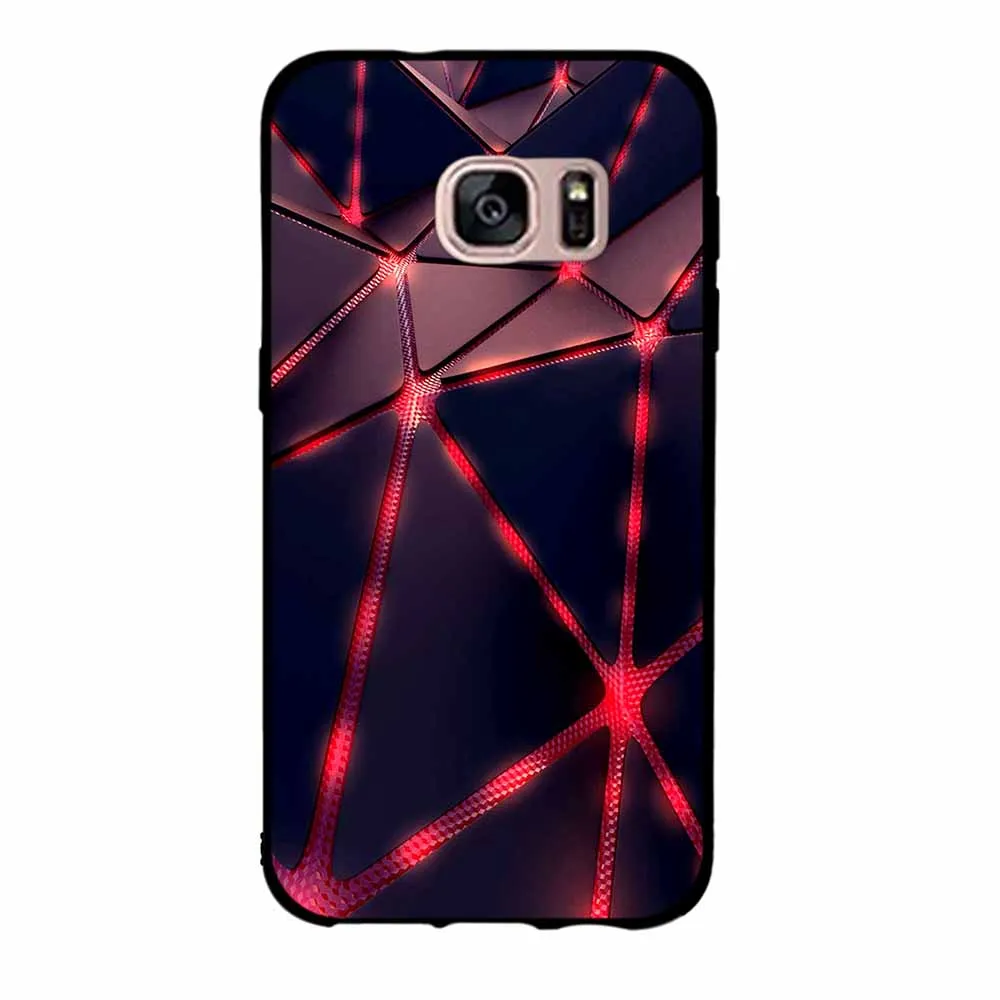 3D рельефный чехол для samsung Galaxy S7 G930 G930F G930W8 Мягкий ТПУ силиконовый Fundas | Мобильные