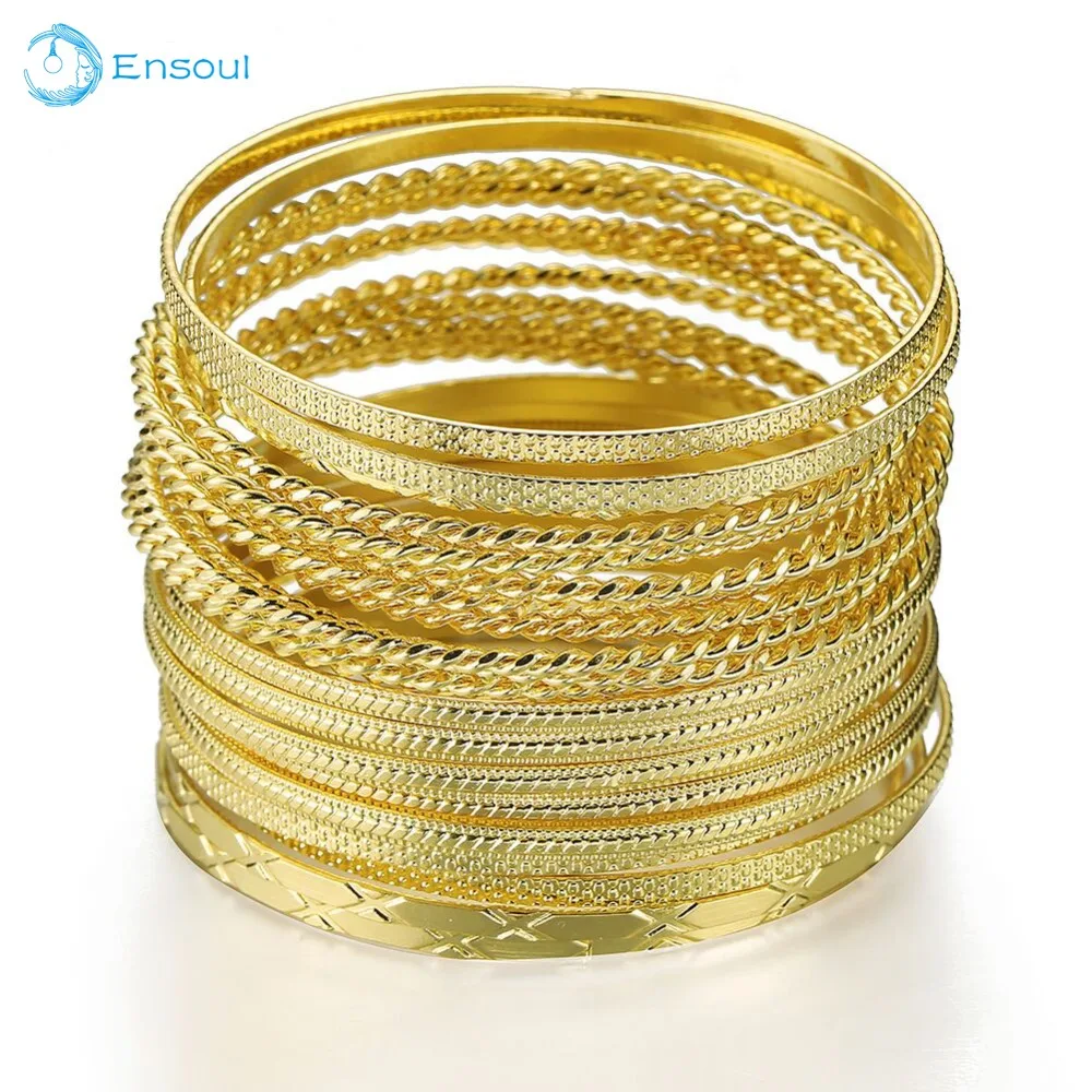 Ensoul новая мода 23 шт./лот очаровательные роскошные золотые браслеты новый дизайн
