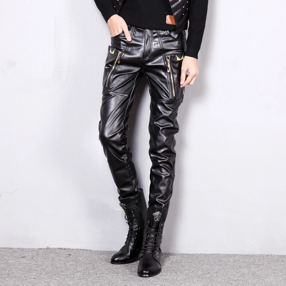 Мужская одежда в Корейском стиле повседневные мужские деловые брюки хип-хоп