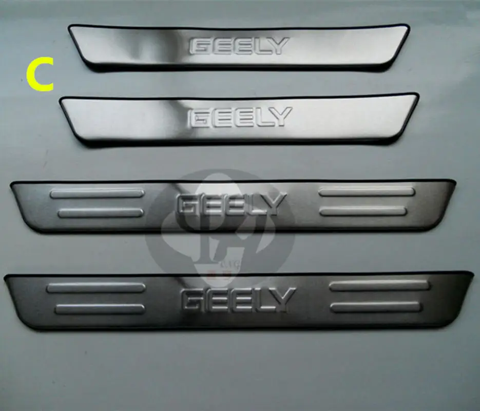 1 Автомобильная дверная пороговая приветственная педаль для Geely MK 2 MK1 MK2 Cross