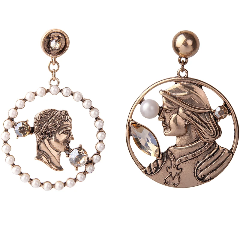 Модные женские Украшения винтажные акриловые жемчужные серьги пусеты с