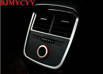 BJMYCYY задние наклейки на выход воздуха с блестками украшения для Audi A3 8V Sedan Sportback 2013 авто аксессуары крышка