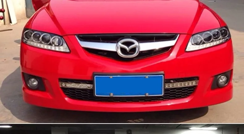 Автомобильный Стайлинг для Mazda 6 фары 2004-2013 мазда 6 светодиодный налобный фонарь универсальный тип DRL Биксеноновые линзы Высокий Низкий луч парковка