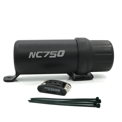 NC750 Tube and Tool Универсальный внедорожный для HONDA NC750 S/X NC750S NC750X CB600F CB900F HORNET водонепроницаемый тубус для перчаток коробка для хранения с 1 инструментом - Цвет: NC750 Tube and Tool