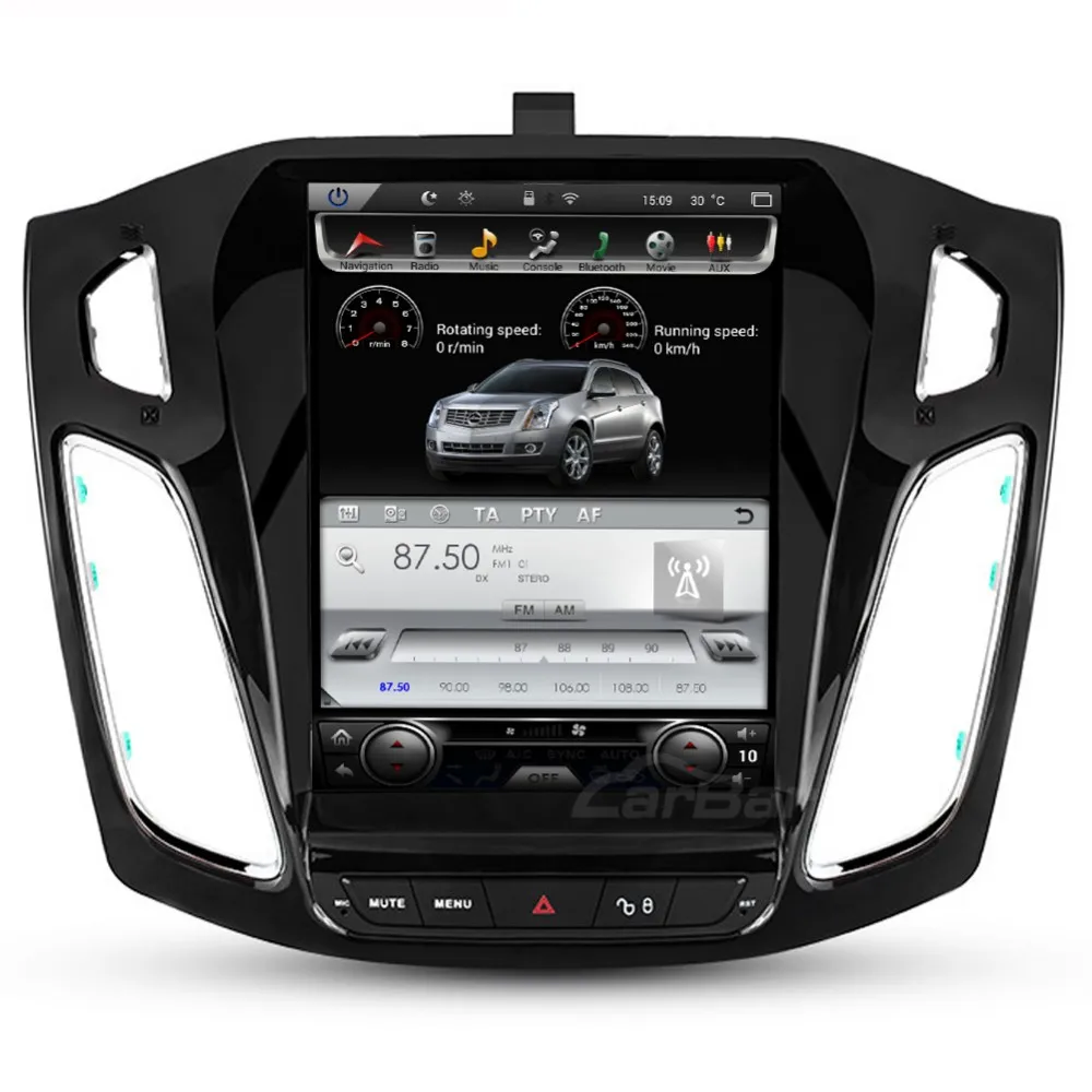 10," вертикальный экран 1024*768 Android автомобильный DVD gps навигатор радио плеер для Ford Focus 2012 2013 ram 2 Гб четырехъядерный