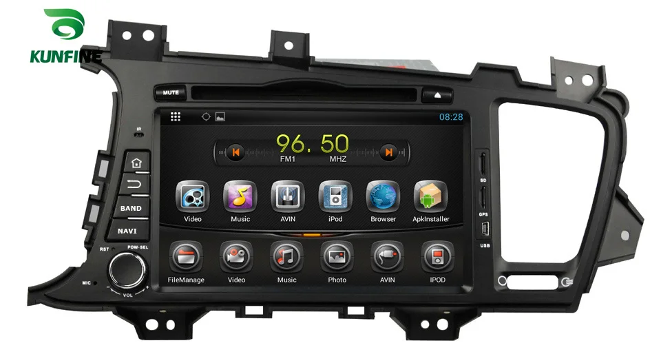 Quad Core1024 * 600 Android 5 1 автомобильный DVD GPS навигационный плеер для KIA K5/OPTIMA 2011 2012 Bluetooth