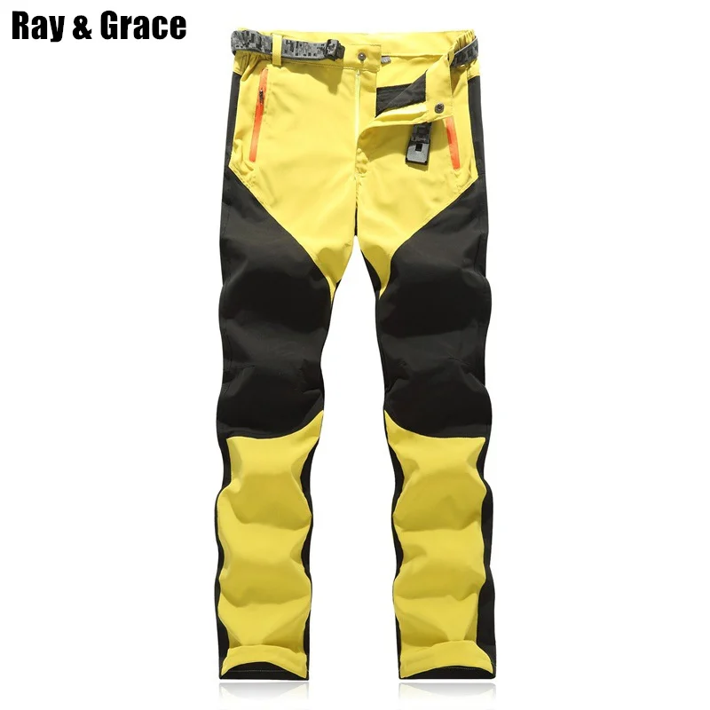 RAY GRACE походные брюки мужские летние водонепроницаемые уличные тянущиеся быстросохнущие брюки треккинговые рыбацкие брюки охотничьи альпинистские горные