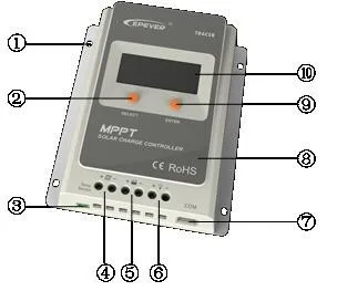MPPT 30A EPEVER солнечное зарядное устройство 12 В 24 в солнечный регулятор жк-светильник и таймер контроль нагрузки с MT50 EPSOLAR Tracer3210AN