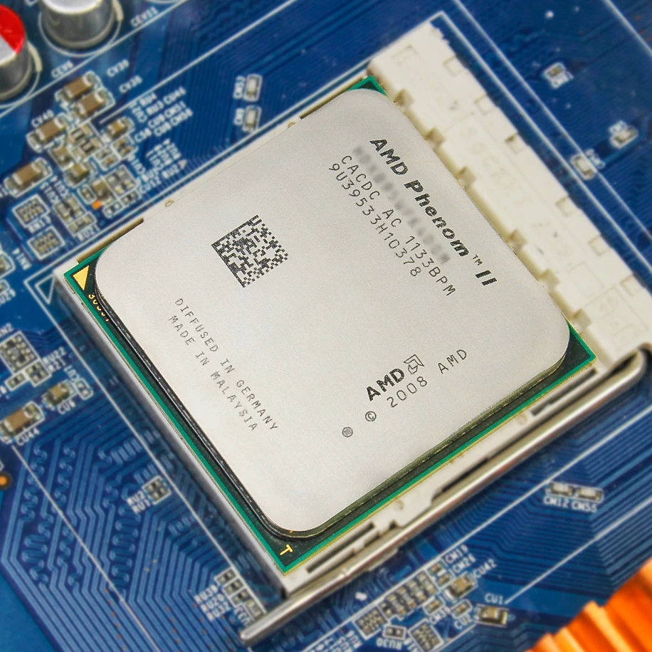 AMD Phenom II X2 B55 CPU Processor Dual-Core 3.0Ghz/ 6M /80W / 2000GHz Socket am3 am2+ enlarge