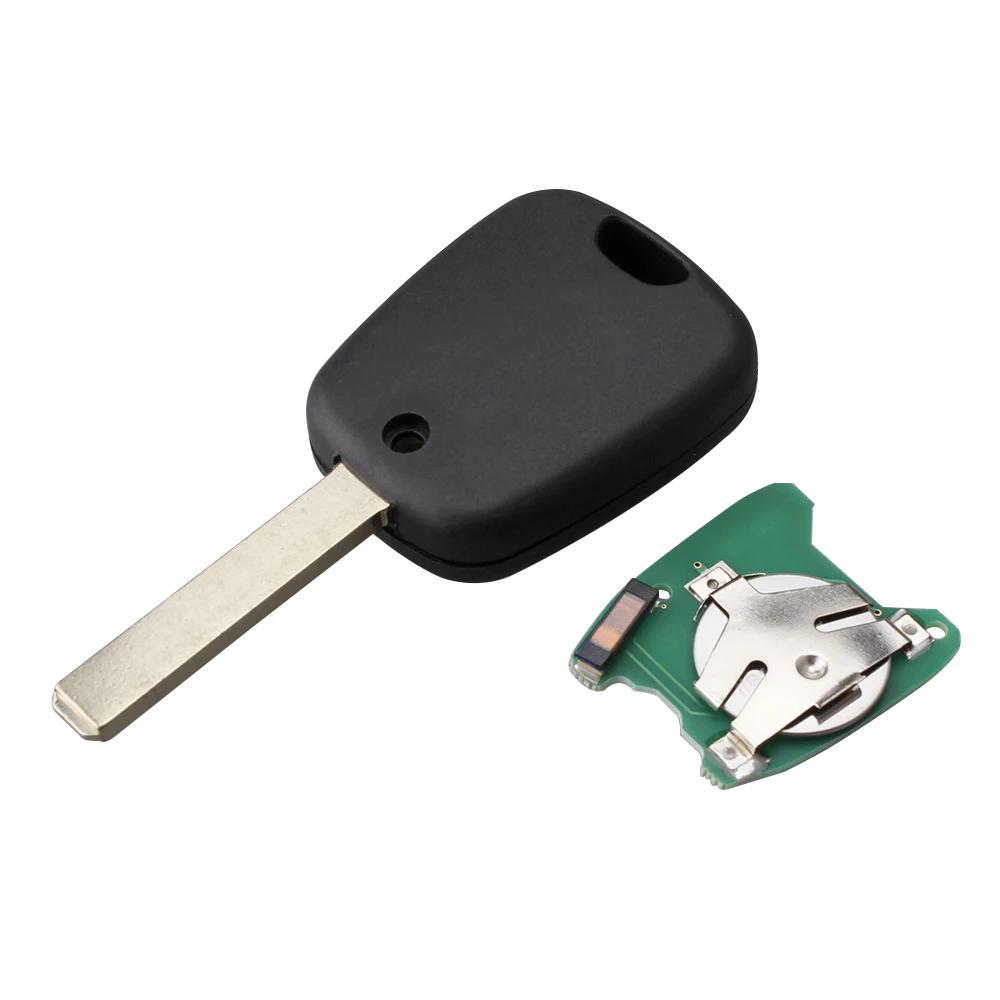 BHKEY 2 кнопки 433 МГц ID46 чип дистанционного ключа без ключа для peugeot 307 для Citroen C1 C3 замена ключа автомобиля VA2 лезвие