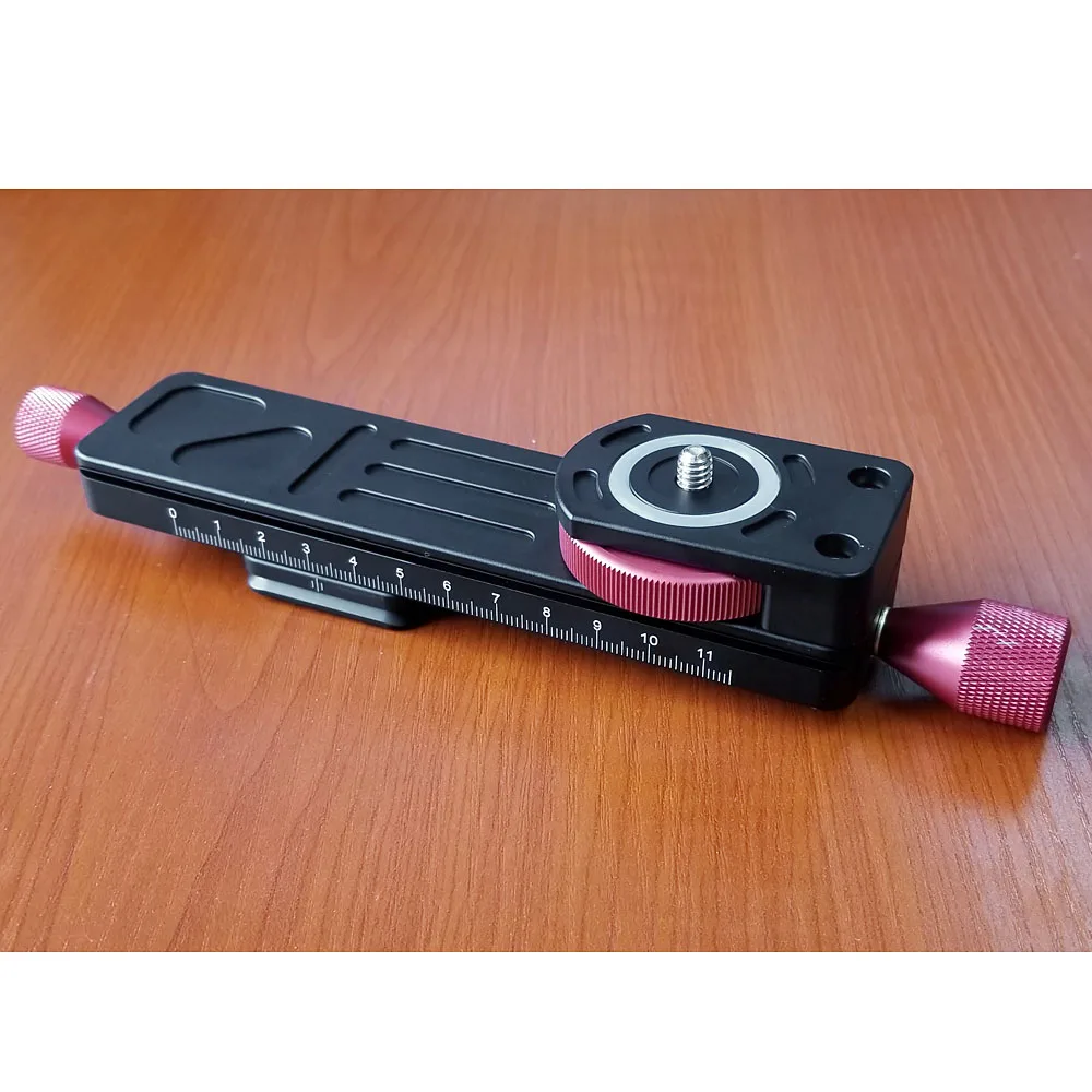 Профессиональный штатив для макросъемки с раздвижной рейкой 1/4/3/8 винтовое