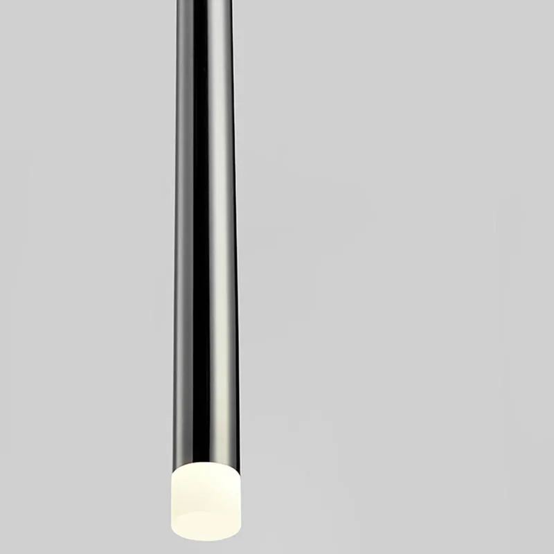 Светодиодный подвесной светильник длинный глянцевый конический роскошный