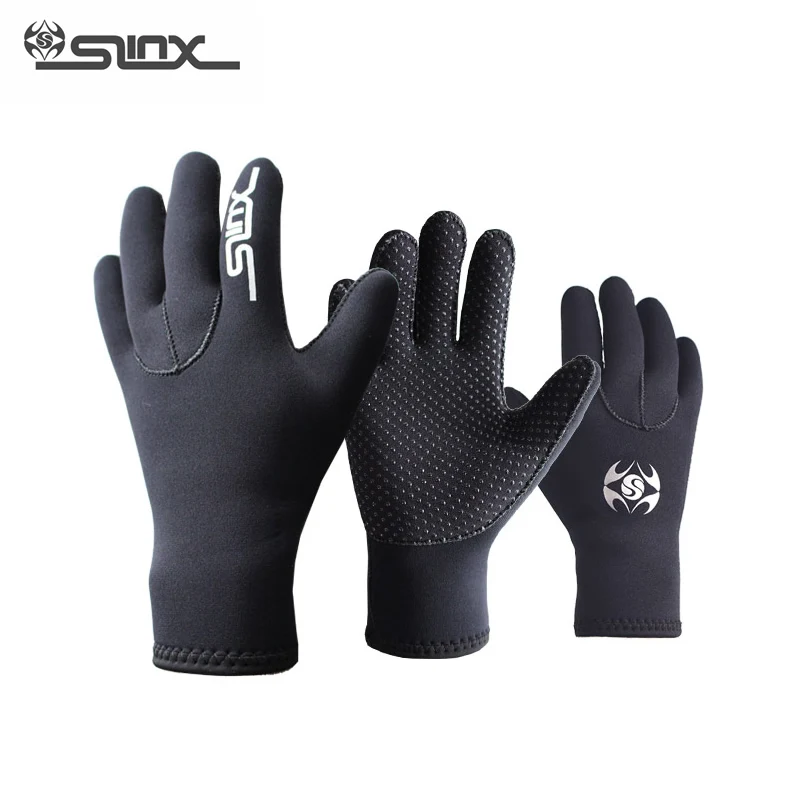 SLINX 3mm Neoprene Warm Scuba Diving Gloves Men Women Snorkeling Spearfishing Windsurfing Surfing Boating Anti-scratch | Спорт и