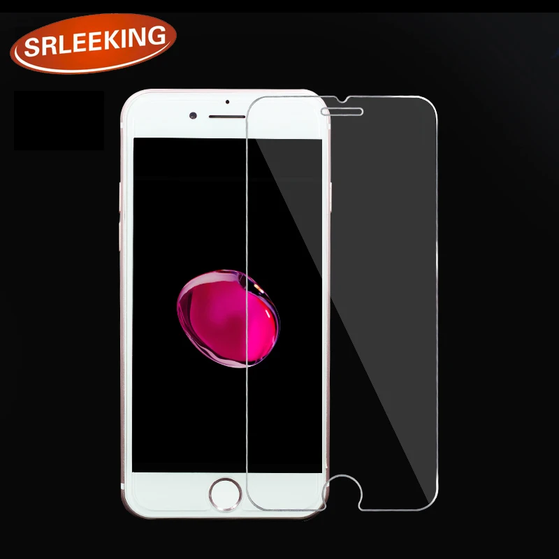 Высококачественное закаленное стекло SRLEEKING для iPhone 6, 6s, 7, 8 Plus, Защитное стекло для экрана iPhone X, 5s SE, 5c, Взрывобезопасное стекло