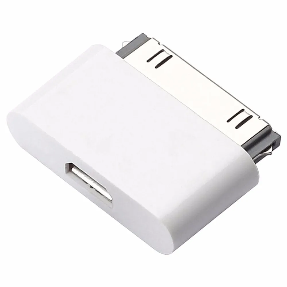 Микро 2 0 USB Женский адаптер для зарядки apple iPhone4 4S touch4 iPad2 3 4 30 Pin микро кабель