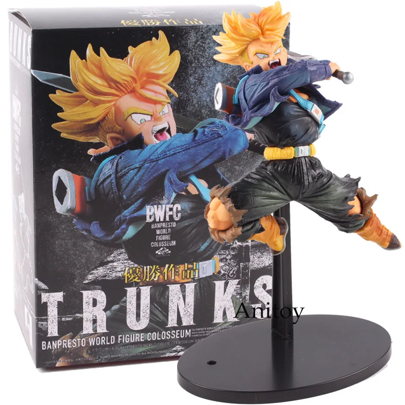 Dragon Ball Z BWFC Супер Saiyan фигурка Trunks ПВХ фигурка модель Dragon Ball игрушки Trunks