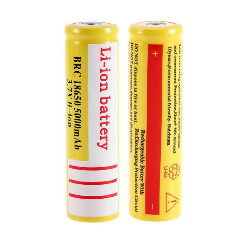 GTF 3 7 V 5000mah 18650 литий ионный аккумулятор Батарея перезаряжаемый для RC игрушки