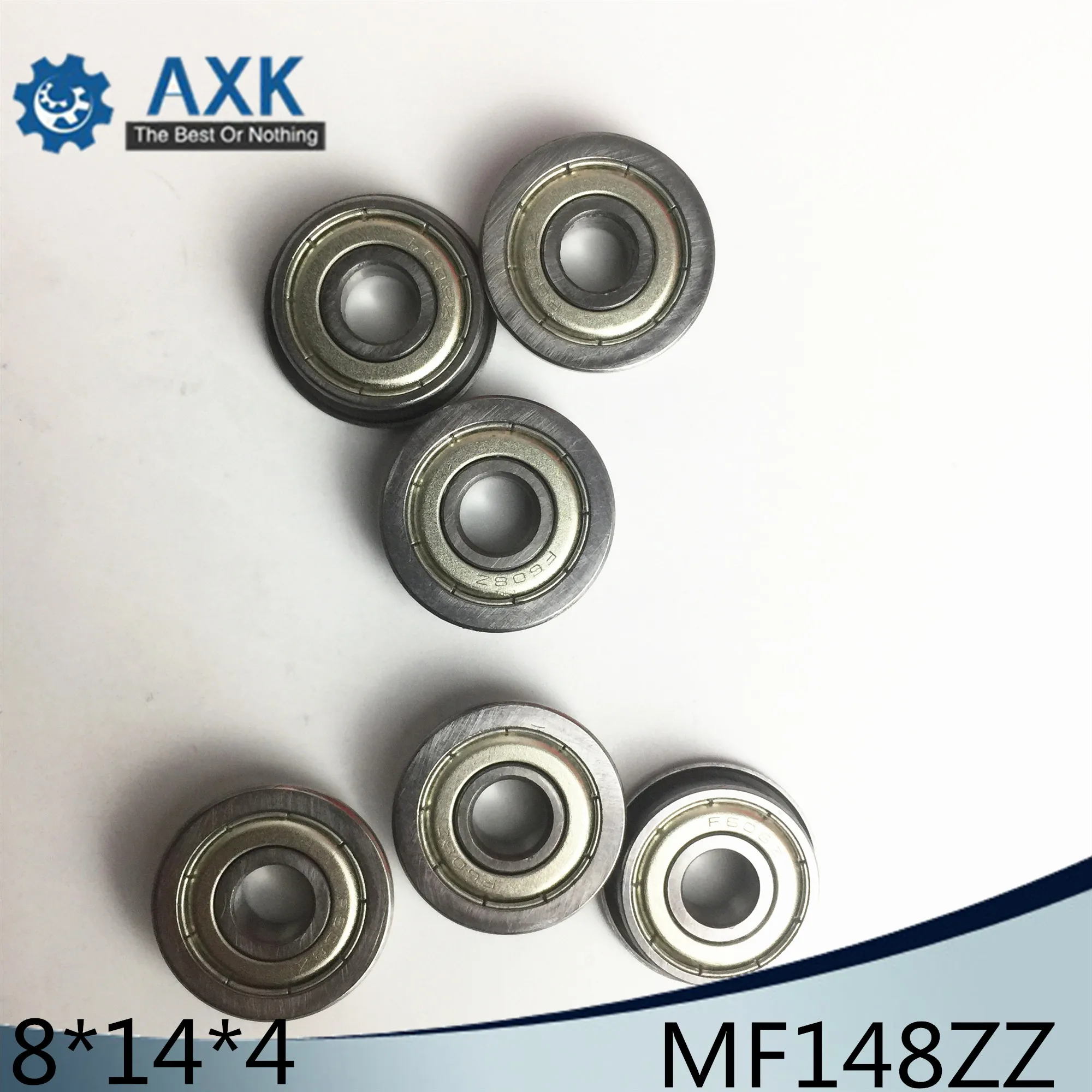 MF148ZZ Фланцевая втулка подшипника 8x14x4 мм ABEC 1 ( 10 шт.) Миниатюрный фланцевый MF148 Z ZZ