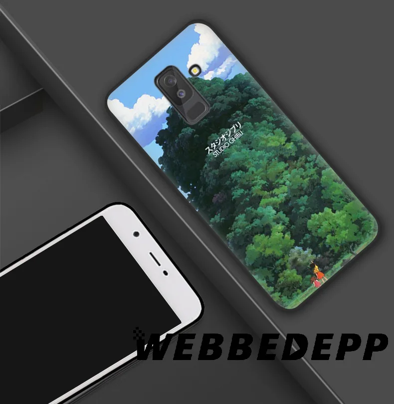 WEBBEDEPP My Neighbor Totoro Soft Silicone Case for Samsung Galaxy A9 A8 A7 A6 Plus 2018 A5 A3 2017 2016 Note 9 8 |