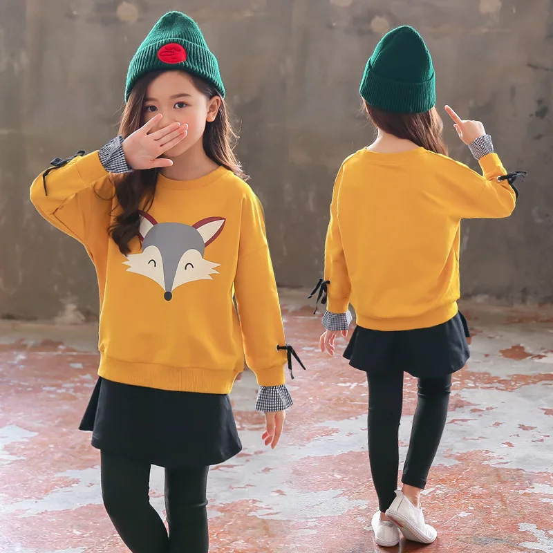 Весенне-осенние комплекты детской одежды из 2 предметов с героями мультфильмов