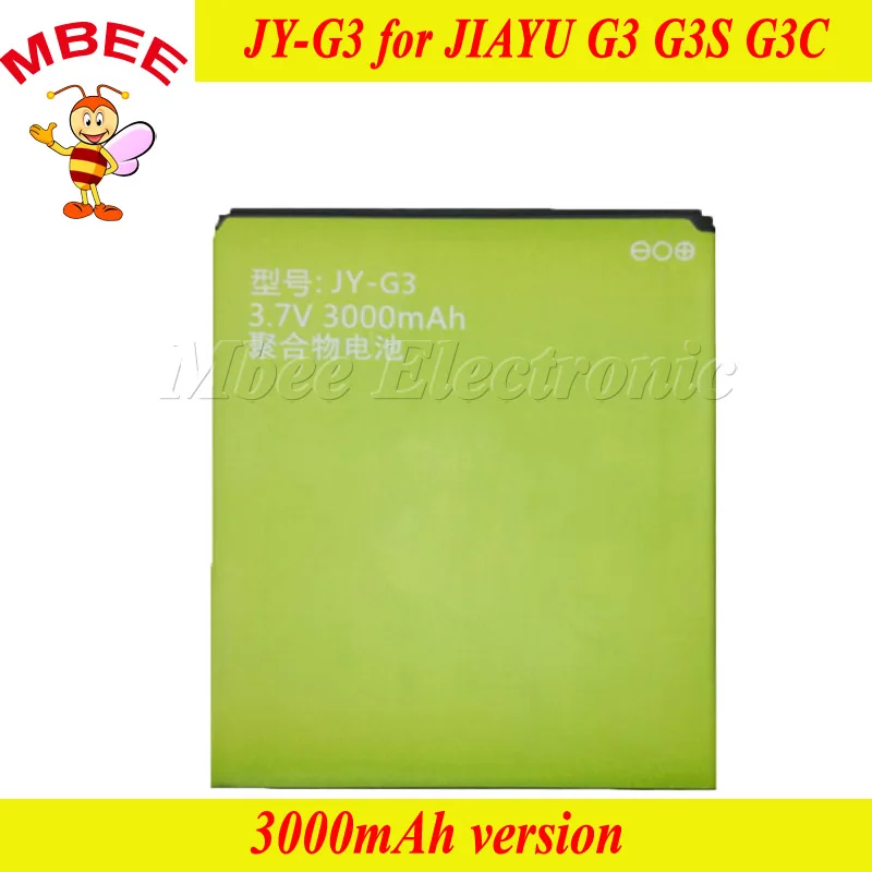 

3000mAh version JY-G3 Battery for JIAYU G3 G3S G3C JY-G3 Battery Batterie Bateria Batterij Accumulator AKKU PIL