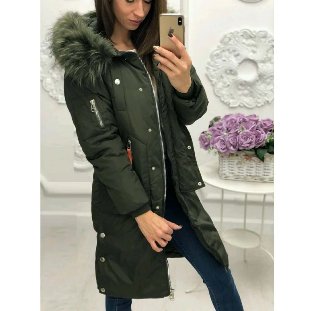 Женские утепленные лыжные куртки длинные однотонные зимние с капюшоном теплые