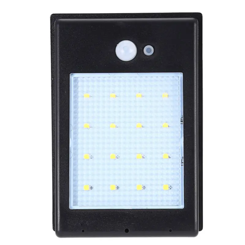 Modern Street Garden Path Solar Light 16 Leds Outdoor Waterproof Wall Lamp Powered Motion Sensor Emergency Use | Освещение