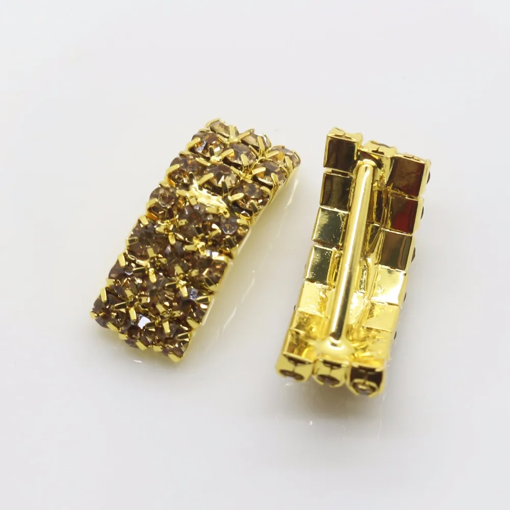 10 шт./компл. 20 мм арочные стразы пряжки алмазные пуговицы с покрытием квадратные