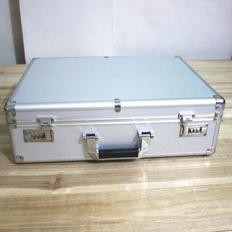 Высококачественный алюминиевый кейс для инструментов 47*35*14 см strongbox метр коробка чемодан файл коробка инструмент чехол с замком чемодан