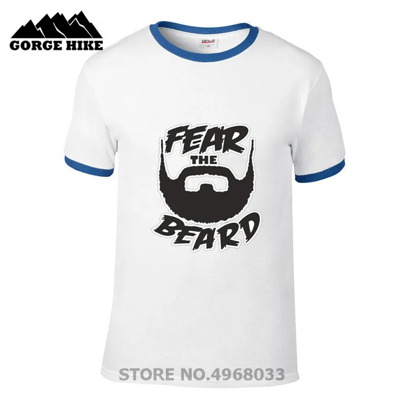 Футболка с принтом Fear The Beard футболка из 100% хлопка надписью I'm a Bearded модная