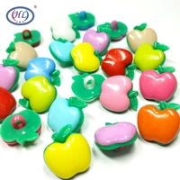 hl 30pcs 18mm mixed color apple shank plastic buttons childrens apparel sewing accessories diy scrapbooking crafts