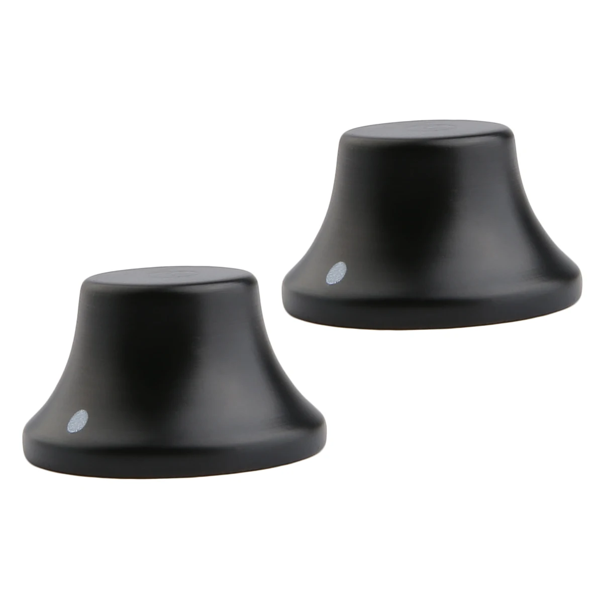 2 pcs Ebony Wood KAISH деревянные ручки LP/Strat Стиль колокольчики гитары бас Топ шляпа деревянная ручка с индикатором точка 5 различных древесины - Цвет: 2 pcs Ebony Wood