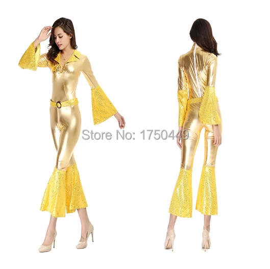 Оптовая продажа модные сексуальные комбинезоны из ПВХ Женский костюм Гага