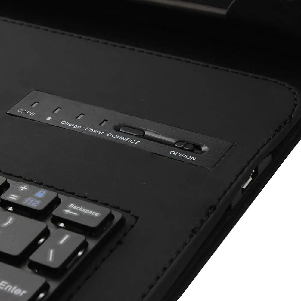 Cewaal Universal 9.7inch/10inch Table Leather Case with Removable Wireless Bluetooth Keyboard for Android IOS Windows Tablet PC |