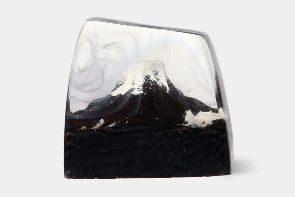 Ручной работы крепление Fuji дерево и смола Artisan ключ крышка SA микро земли e для Cherry