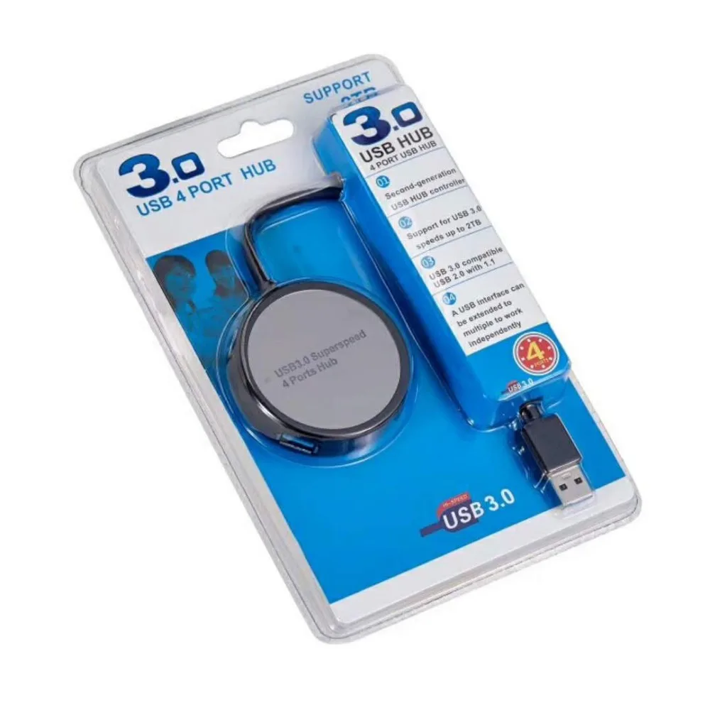 Концентратор USB 3 0 4 порта круглый |