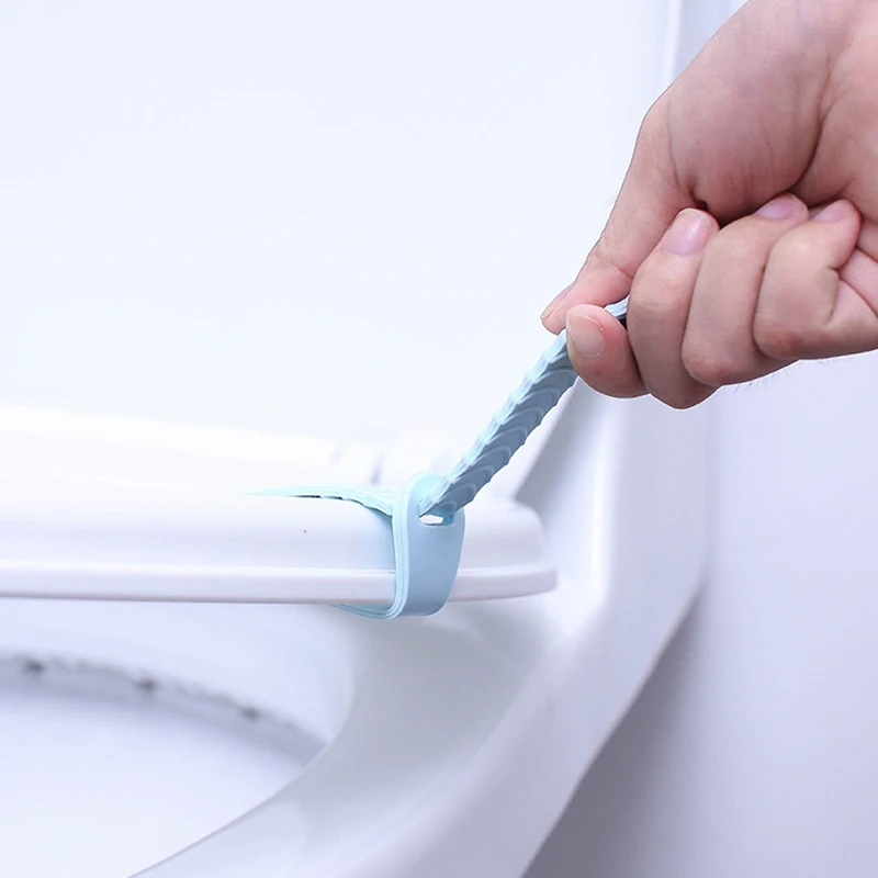 1pcs Silicone Portable Seat Toilet Cover Lifting Device Clamshell Lid Rope Lifter Home Bathroom Lifters Supplies | Дом и сад