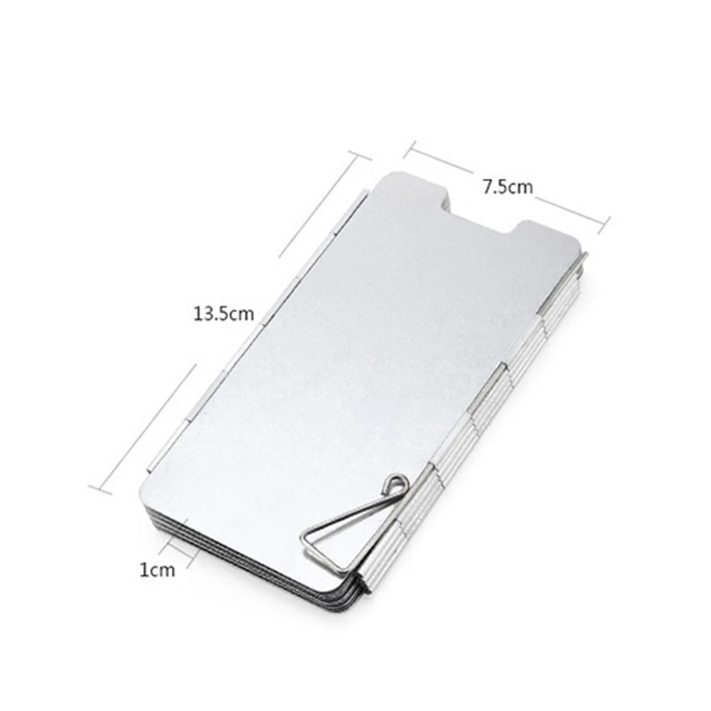 Алюминиевая 9 тарелок Складная печь лобовое стекло открытый Кухонная Плита