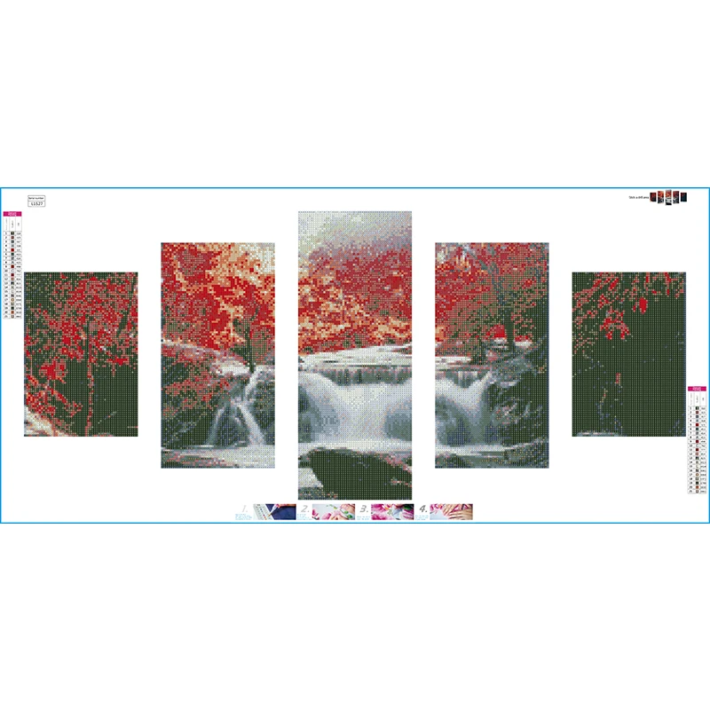 3d diy diamond painting wall sticker embroidery Full round mosaic cross stitch | Дом и сад