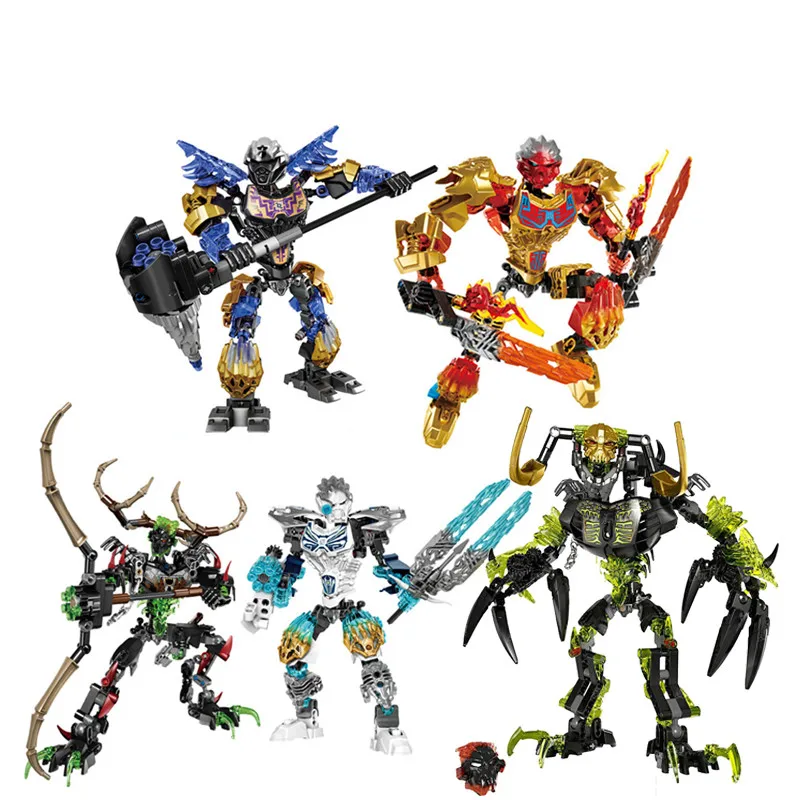 Новый светильник BionicleMask XSZ 710 серии Детские черепы воин Bionicle строительный блок