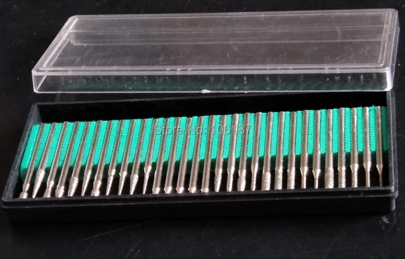 30 шт. сверла для ногтей машинка маникюра Сверла алмазного цвета|manicure machine|drill bit